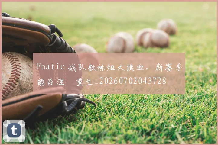 Fnatic 战队教练组大换血，新赛季能否涅槃重生_20260702043728