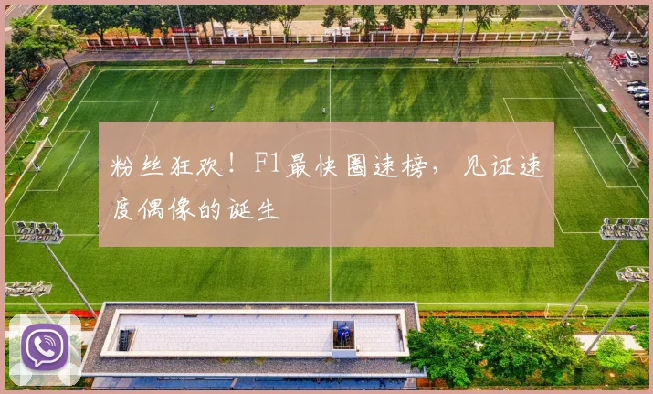 粉丝狂欢！F1最快圈速榜，见证速度偶像的诞生