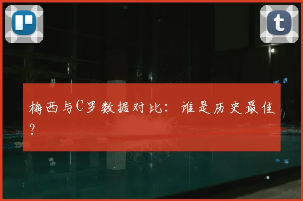 梅西与C罗数据对比：谁是历史最佳？